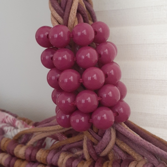 Pink Crocheted Shoulder Bag - Very Unique! - Picture 10 of 10